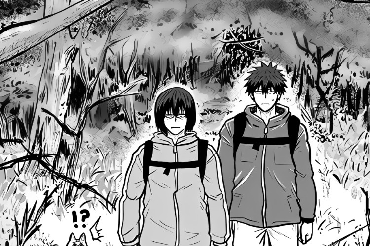 มังงะ Uzaki-chan Wants to Hang Out! ตอนที่ 130 เป็นภาษาไทยเดินป่าบนภูเขา